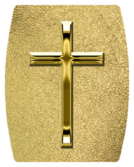 DAREC 510 GD SH GD Gold Single Cross Shimmer Gold Background